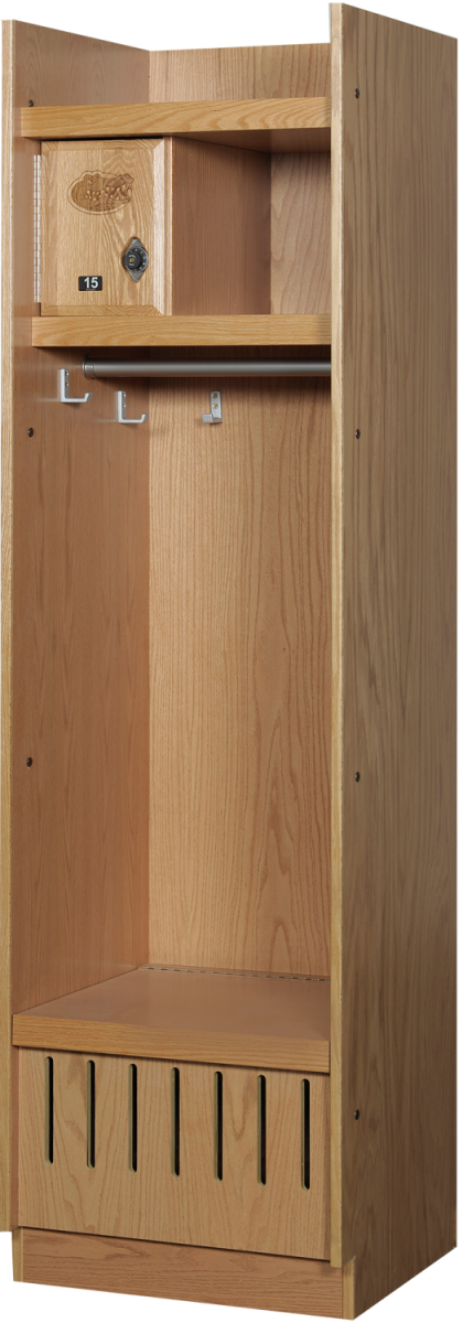 Standard Wood Lockers in Autumn Oak
