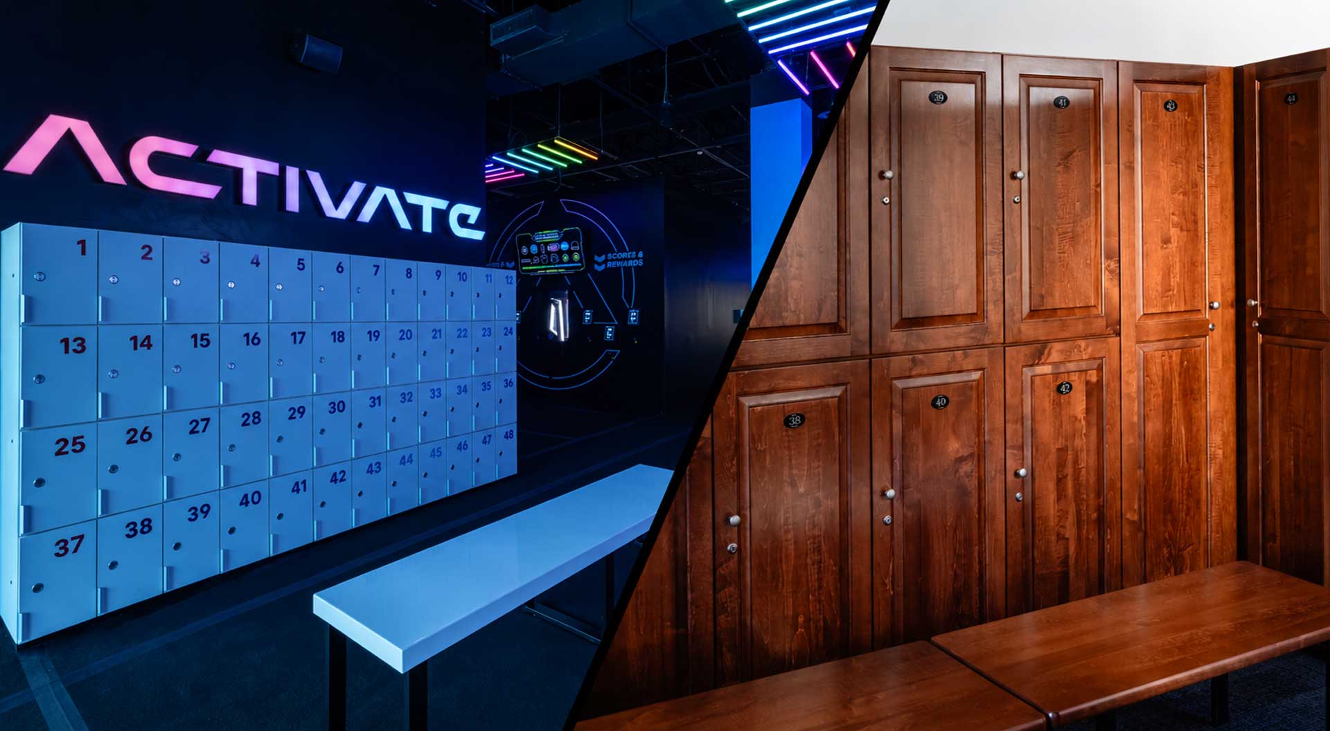 Wood Club Lockers
